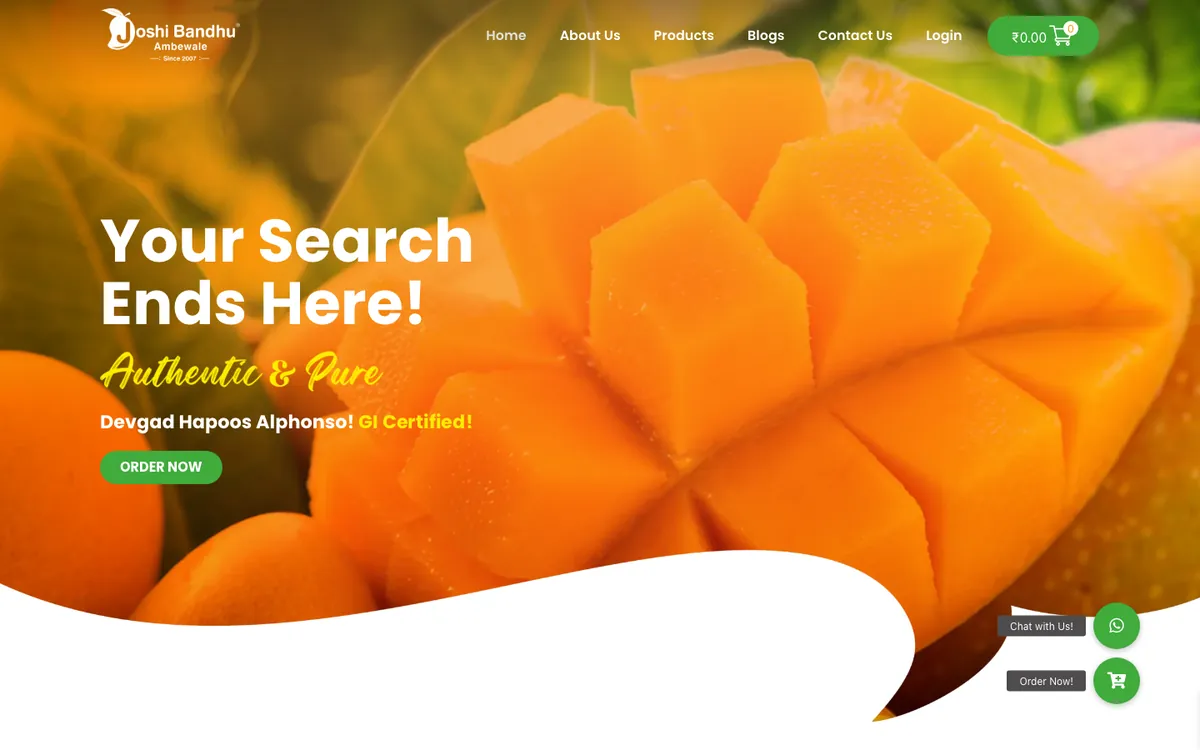 The Joshi Bandhu Ambewale homepage